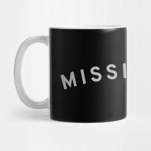 Mississippi Typography Mug